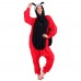 Cartoon Adult Onesie Animal One-Piece Pajamas Polar Fleece Ladybug Kigurumi Couple Homewear