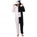 Black White Bear Onesie Cartoon Animal One Piece Pajamas Cute Couple Kigurumi