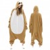 Sloth Onesie Cute Animal Brown Kigurumi Couple Pajamas