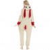 Minus Plus Rabbit Pajamas Kigurumi Adult Cartoon Onesie Polar Fleece Couple Home Clothes