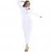 White Roosters Onesie Kigurumi Animal Cartoon One Piece Pajamas Adult Fleece Couple Home Clothes