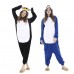 Blue and Black Penguin Kigurumi One Piece Pajamas Cartoon Animal Onesie Adult Party Costumes