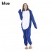 Blue and Black Penguin Kigurumi One Piece Pajamas Cartoon Animal Onesie Adult Party Costumes