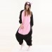 Black Pig Kigurumi Cartoon Animal Cosplay Pajamas Couple Homewear Black Pig Onesie