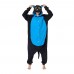 Blue Cat Kigurumi Cute Animal Cosplay Costumes Pajamas Couple Homewear Parent-Child Onesie