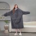 Pullover Hooded Pajamas Plush Kigurumi Lazy Clothes Warm Home Clothes Loose Onesie