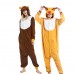 Adult Autumn and Winter Halloween Deer Onesie Christmas Cartoon Pajamas Couple Kigurumi