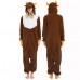 Adult Autumn and Winter Halloween Deer Onesie Christmas Cartoon Pajamas Couple Kigurumi