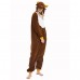 Adult Autumn and Winter Halloween Deer Onesie Christmas Cartoon Pajamas Couple Kigurumi