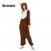 Adult Autumn and Winter Halloween Deer Onesie Christmas Cartoon Pajamas Couple Kigurumi