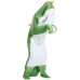 Green Dinosaur Pajamas Autumn and Winter Flannel Animal Onesie Kigurumi