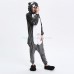 Timber Wolf Kigurumi Animal Onesie Pajama Costumes for Adult