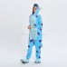 Blue Bull Kigurumi Animal Onesie Pajama Costumes for Adult