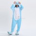 Blue Cat Kigurumi Animal Onesie Pajama Costumes for Adult