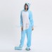 Blue Cat Kigurumi Animal Onesie Pajama Costumes for Adult