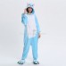 Blue Cat Kigurumi Animal Onesie Pajama Costumes for Adult