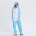 Blue Cat Kigurumi Animal Onesie Pajama Costumes for Adult