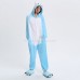 Blue Cat Kigurumi Animal Onesie Pajama Costumes for Adult