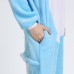 Blue Cat Kigurumi Animal Onesie Pajama Costumes for Adult