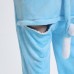 Blue Cat Kigurumi Animal Onesie Pajama Costumes for Adult