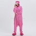 Cheshire Cat Kigurumi Animal Onesie Pajama Costumes for Adult