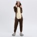 Chipmunk Kigurumi Animal Onesie Pajama Costumes for Adult