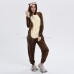 Chipmunk Kigurumi Animal Onesie Pajama Costumes for Adult