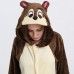 Chipmunk Kigurumi Animal Onesie Pajama Costumes for Adult