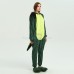 Green Dinosaur Kigurumi Animal Onesie Pajama Costumes for Adult