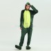 Green Dinosaur Kigurumi Animal Onesie Pajama Costumes for Adult