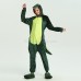 Green Dinosaur Kigurumi Animal Onesie Pajama Costumes for Adult