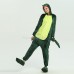 Green Dinosaur Kigurumi Animal Onesie Pajama Costumes for Adult