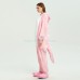 Pink Dinosaur Kigurumi Animal Onesie Pajama Costumes for Adult