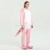 Pink Dinosaur Kigurumi Animal Onesie Pajama Costumes for Adult