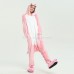 Pink Dinosaur Kigurumi Animal Onesie Pajama Costumes for Adult