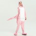 Pink Dinosaur Kigurumi Animal Onesie Pajama Costumes for Adult