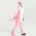 Pink Dinosaur Kigurumi Animal Onesie Pajama Costumes for Adult