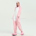 Pink Dinosaur Kigurumi Animal Onesie Pajama Costumes for Adult