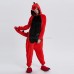 Red Dinosaur Kigurumi Animal Onesie Pajama Costumes for Adult