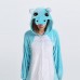 Blue Hippo Kigurumi Animal Onesie Pajama Costumes for Adult