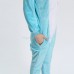 Blue Hippo Kigurumi Animal Onesie Pajama Costumes for Adult