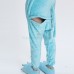 Blue Hippo Kigurumi Animal Onesie Pajama Costumes for Adult