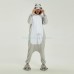 Grey Hippo Kigurumi Animal Onesie Pajama Costumes for Adult