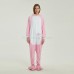 Pink Hippo Kigurumi Animal Onesie Pajama Costumes for Adult