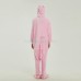 Pink Hippo Kigurumi Animal Onesie Pajama Costumes for Adult