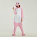 Pink Hippo Kigurumi Animal Onesie Pajama Costumes for Adult