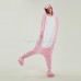 Pink Hippo Kigurumi Animal Onesie Pajama Costumes for Adult