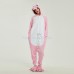 Pink Hippo Kigurumi Animal Onesie Pajama Costumes for Adult