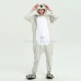 Grey Koala Kigurumi Animal Onesie Pajama Costumes for Adult