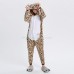 Leopard Bear Kigurumi Animal Onesie Pajama Costumes for Adult